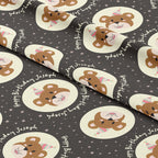 Personalised Birthday Bear Fabric