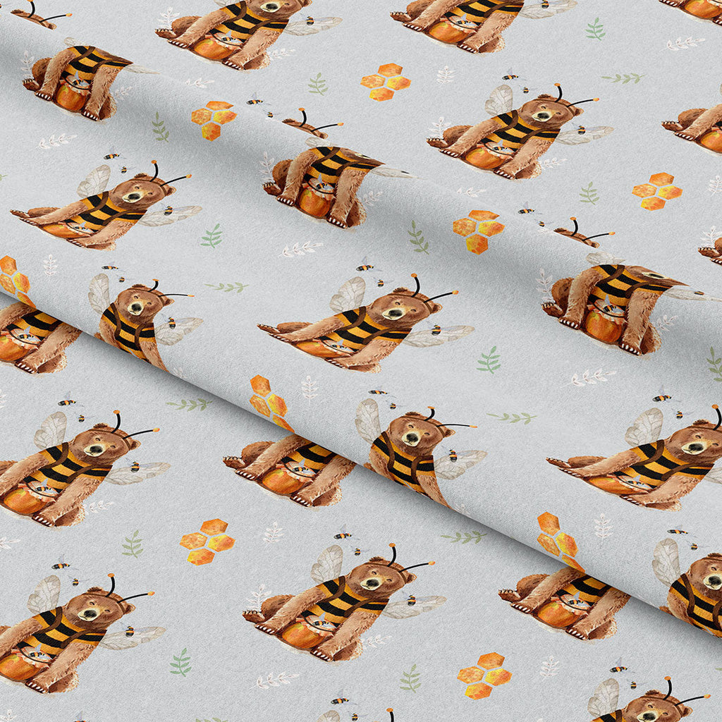 Bumble bear Fabric