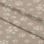 Personalised Paw Prints Neutral Fabric