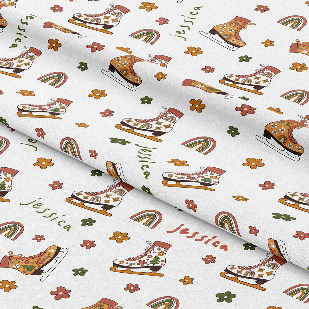 Personalised Retro Skates Fabric