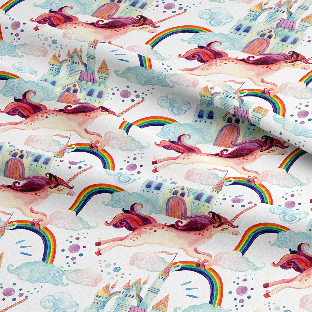 Fairytale Unicorn Fabric – Custom Fabrics UK