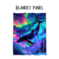 Fantasy Whale Fabric Blanket Panel BP-38