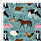 Farm Animals Fabric