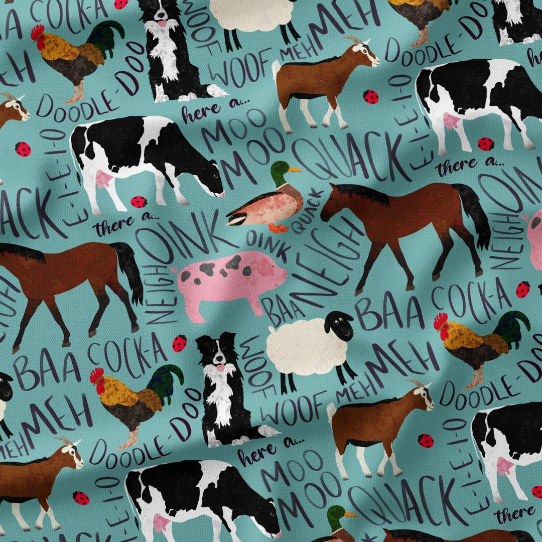 Farm Animals Fabric