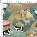 Farm Animals Fabric