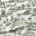 Farm Green Toile De Jouy Fabric