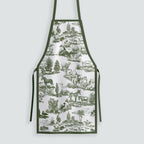 Farm Green Toile De Jouy Fabric