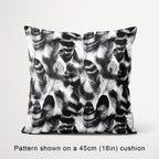 Feathers B&W Fabric