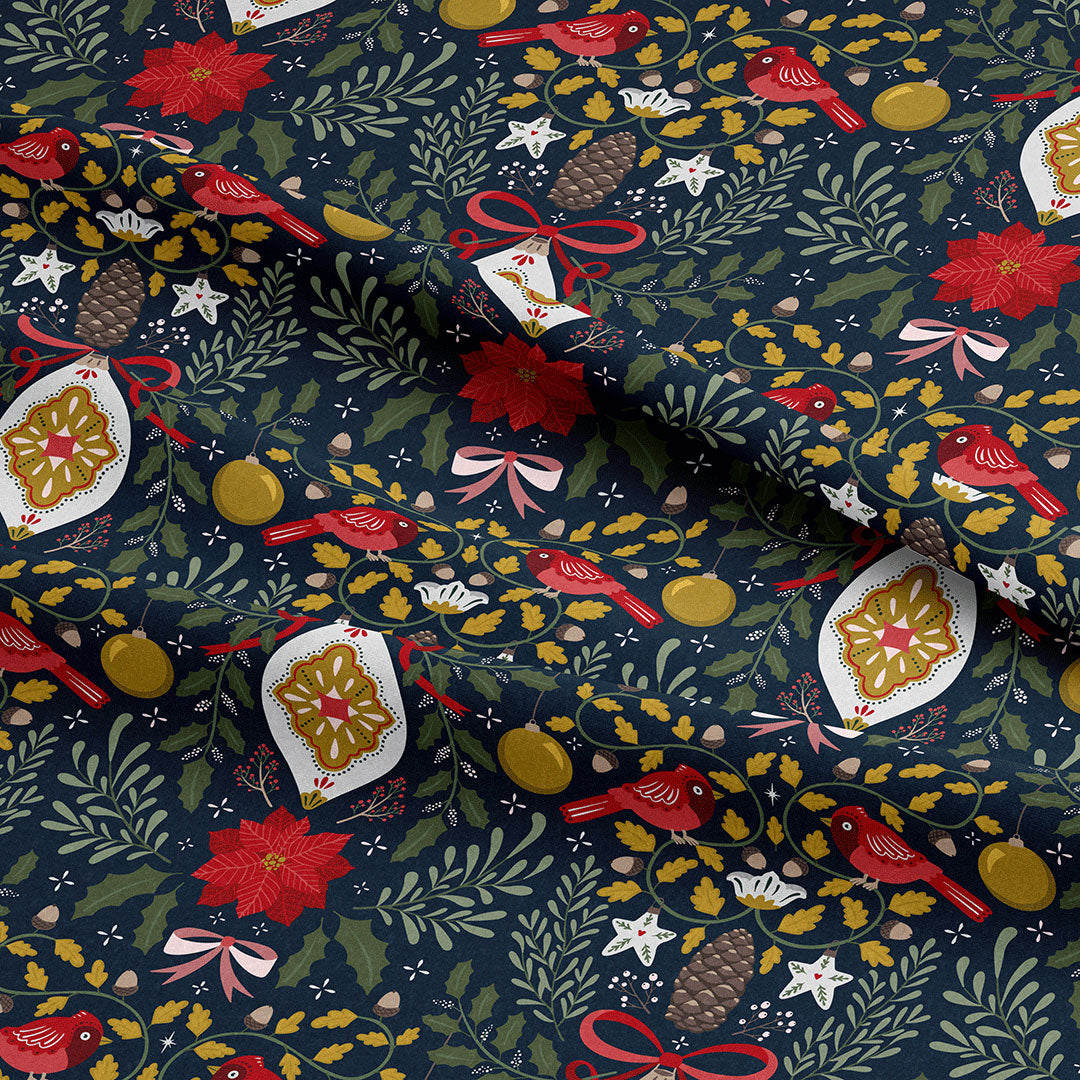 Festive Flora Fabric