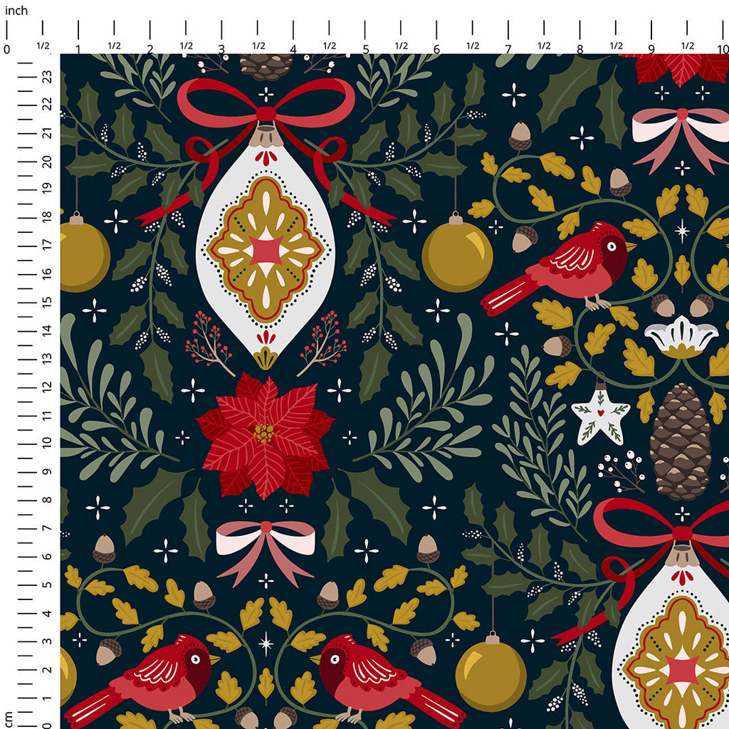 Festive Flora Fabric