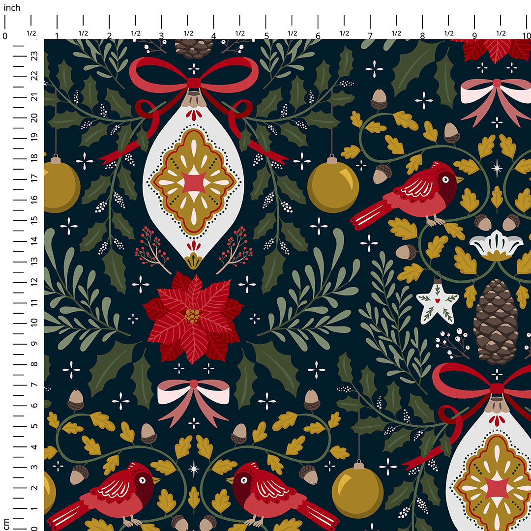 Festive Flora Fabric