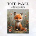 TOTE Fabric Bag Panel Cute Fox Finn TP-297