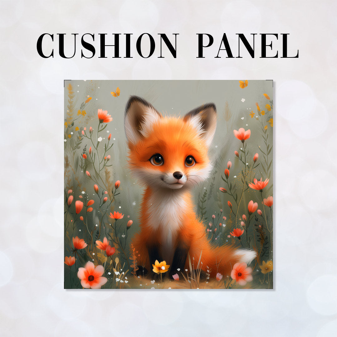 CUSHION Panel Cute Fox Finn CP-226