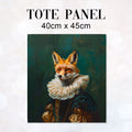 TOTE Flamboyant Fox Fabric Bag Panel TP-355