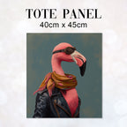 TOTE Fabric Bag Panel Flamingo Aviator TP-281