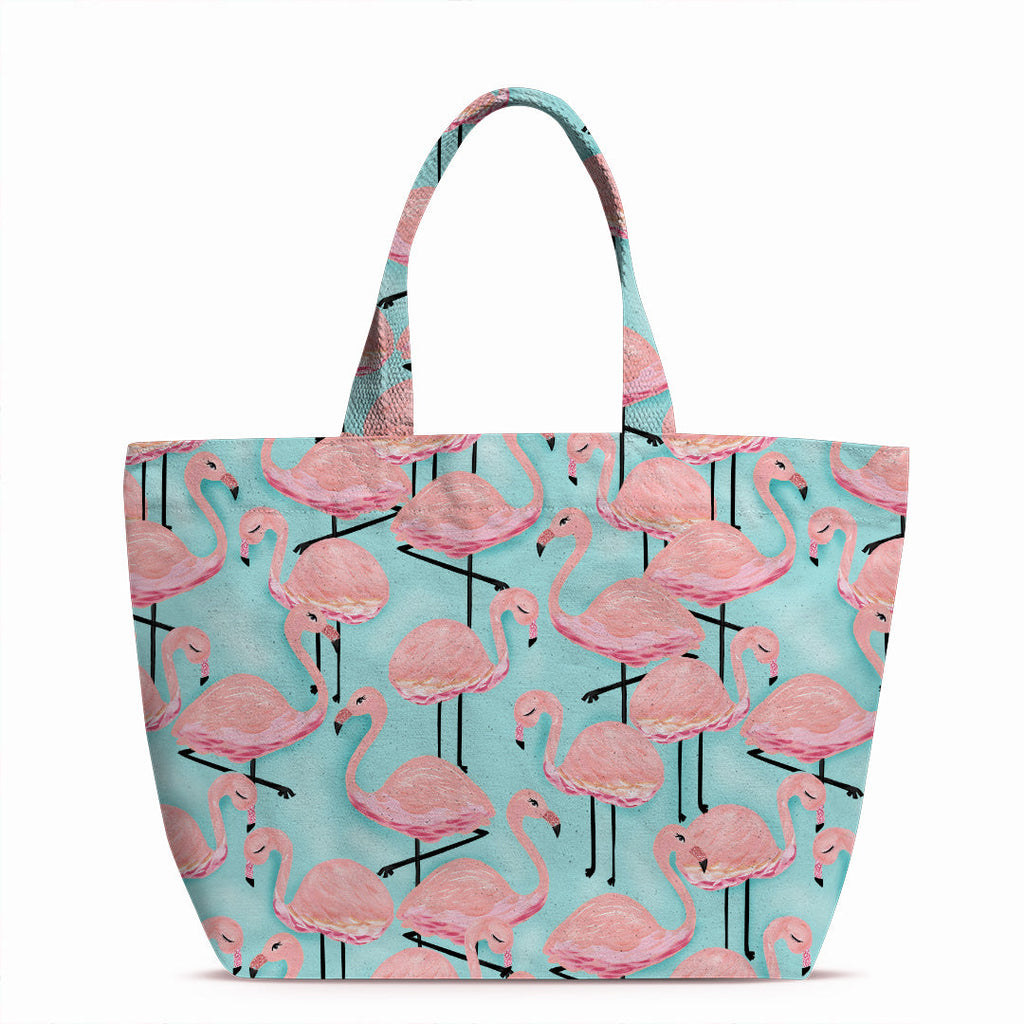 Flamingo Mint Fabric