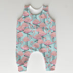 Flamingo Mint Fabric