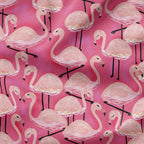 Flamingo Pink Fabric