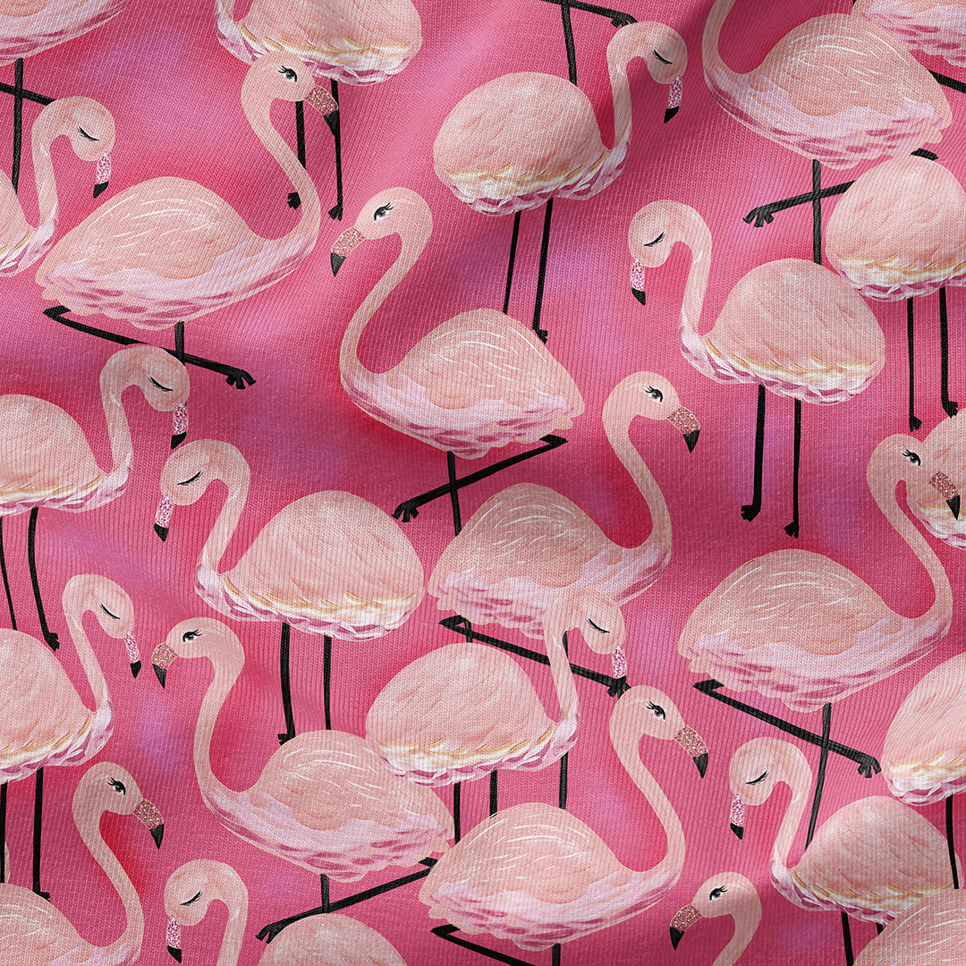 Flamingo Pink Fabric