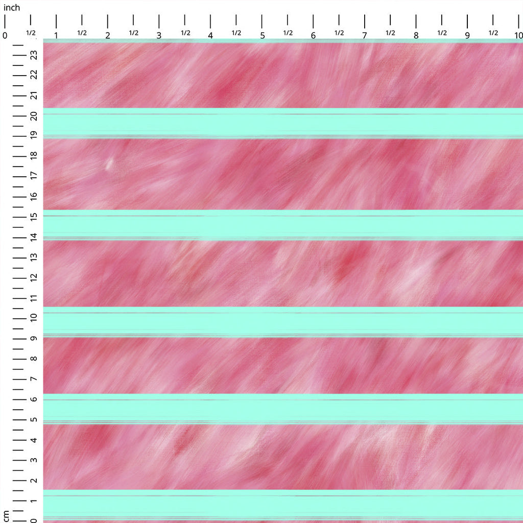 Flamingo Stripes Fabric