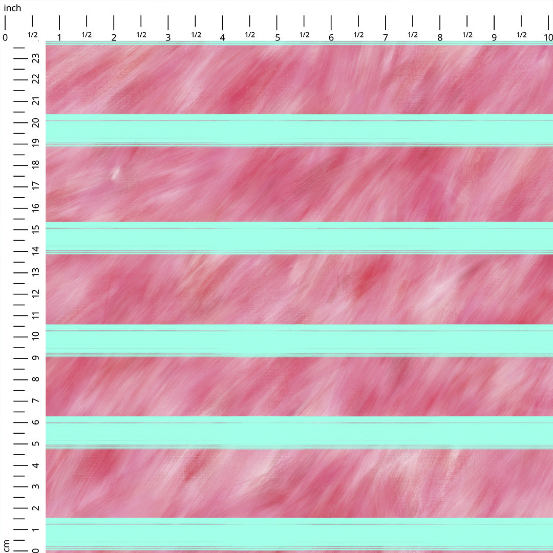 Flamingo Stripes Fabric