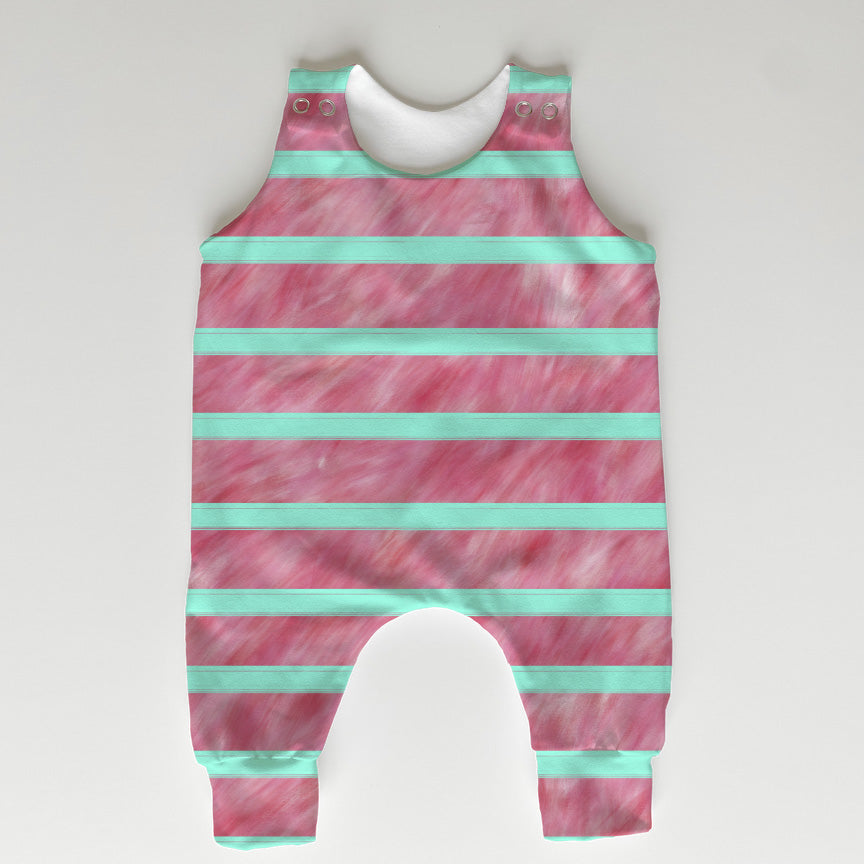 Flamingo Stripes Fabric