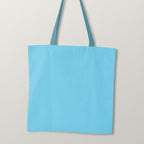 TOTE CO-ORD Flamingos Blue Fabric Bag Panel
