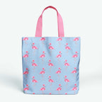 Flamingos Blue Fabric
