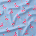 Flamingos Blue Fabric