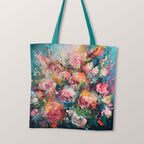TOTE Floral Burst Fabric Bag Panel
