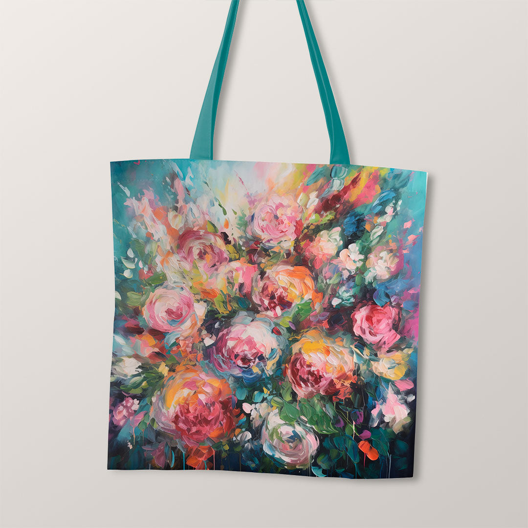 TOTE Floral Burst Fabric Bag Panel