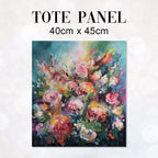 TOTE Floral Burst Fabric Bag Panel