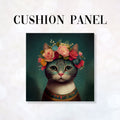 CUSHION Fabric Panel Floral Cat 1 CP-1281