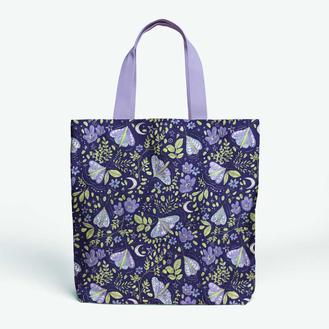 Floral Moths Fabric
