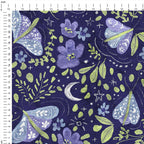 Floral Moths Fabric