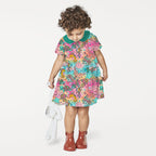 Floral Ocean Rainbow Fabric