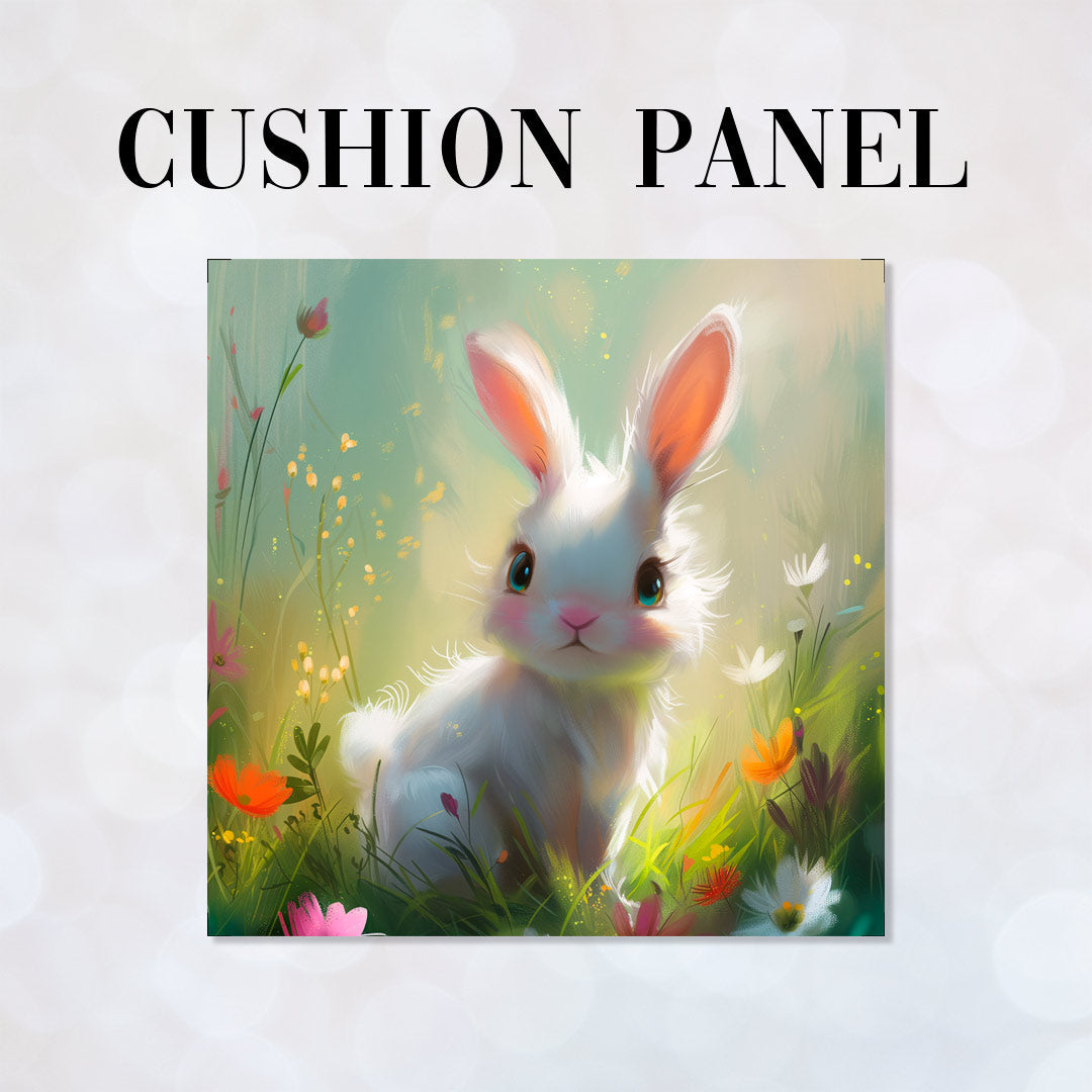CUSHION Panel Cute Bunny Fluff CP-221