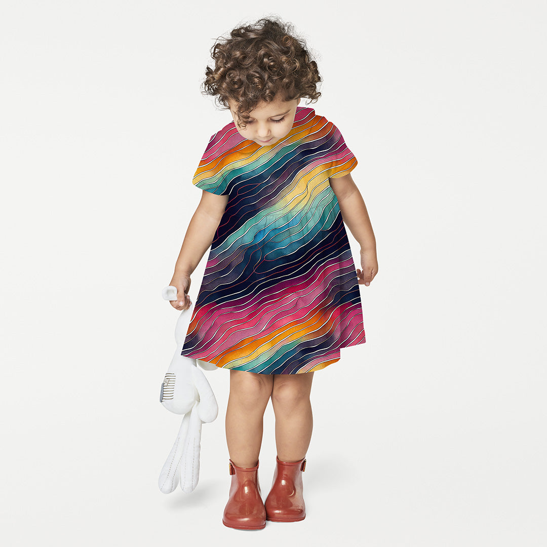 Fluid Lines Fabric