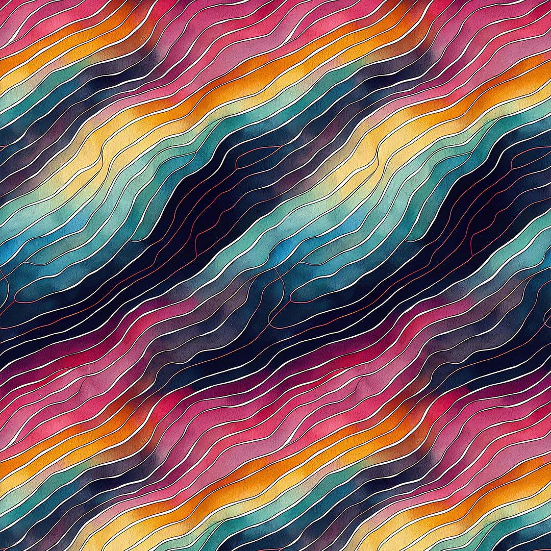 Fluid Lines Fabric
