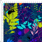 Foliage Blue Fabric