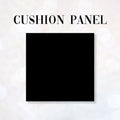CUSHION CO-ORD Folk Black Fabric Panel