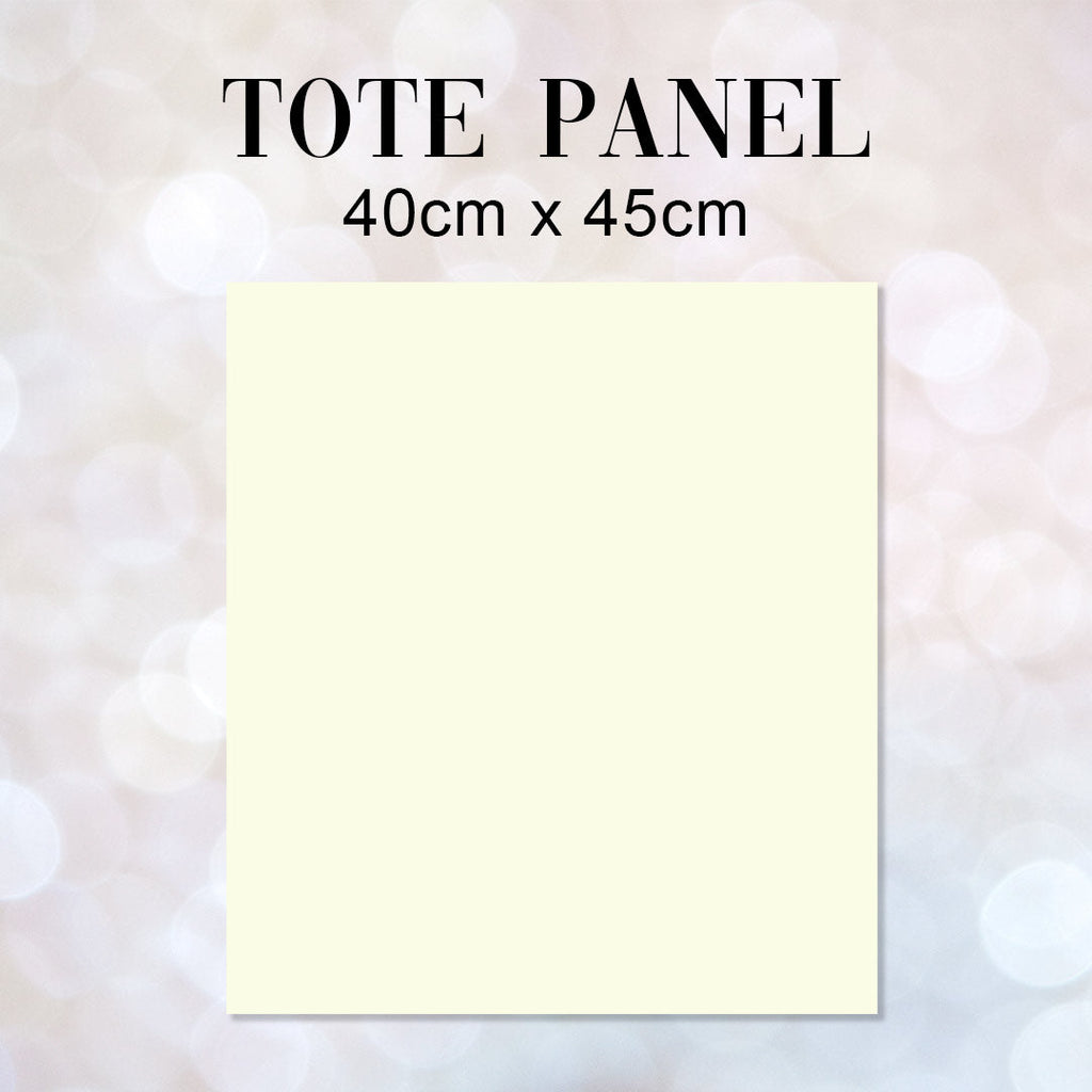 TOTE CO-ORD Folk Cream Fabric Bag Panel