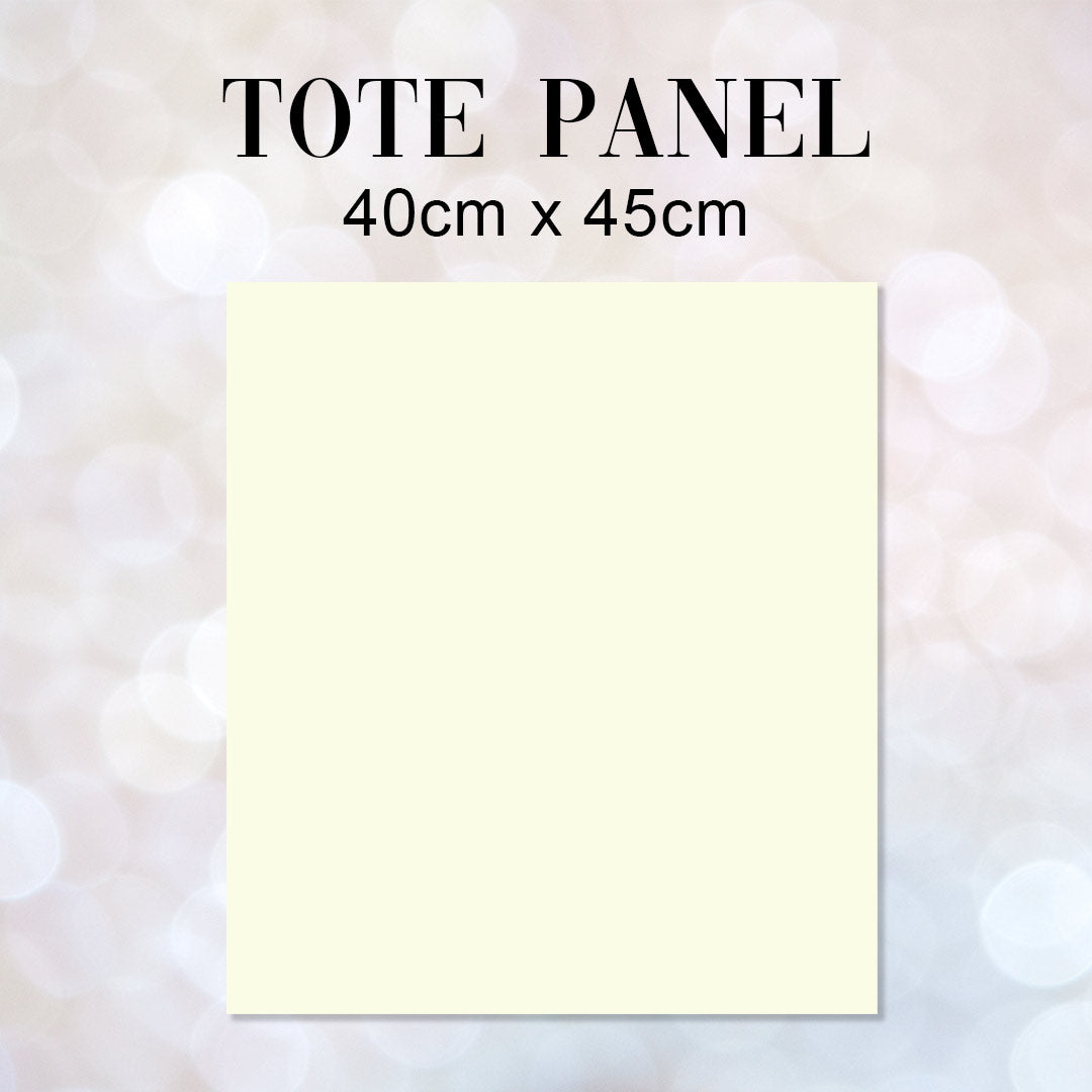 TOTE CO-ORD Folk Cream Fabric Bag Panel