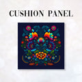 CUSHION Fabric Panel Folk Navy