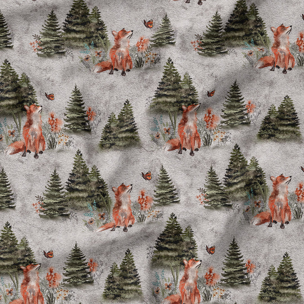 Forest Fox Fabric