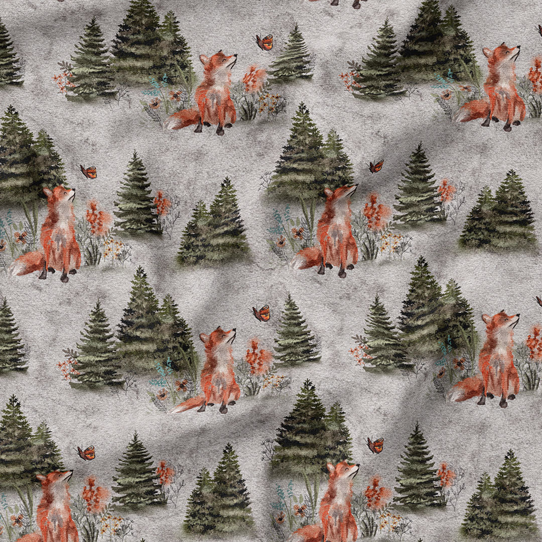 Forest Fox Fabric