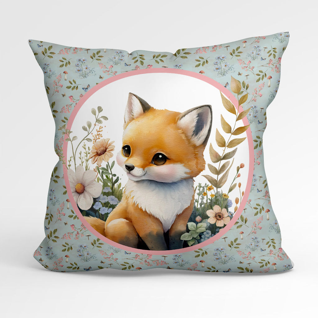 Woodland Fox Cushion Panel Fabric