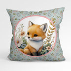Woodland Fox Cushion Panel Fabric