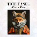 TOTE Fabric Bag Panel Fox Royalty TP-293