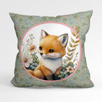 Woodland Fox Cushion Panel Fabric